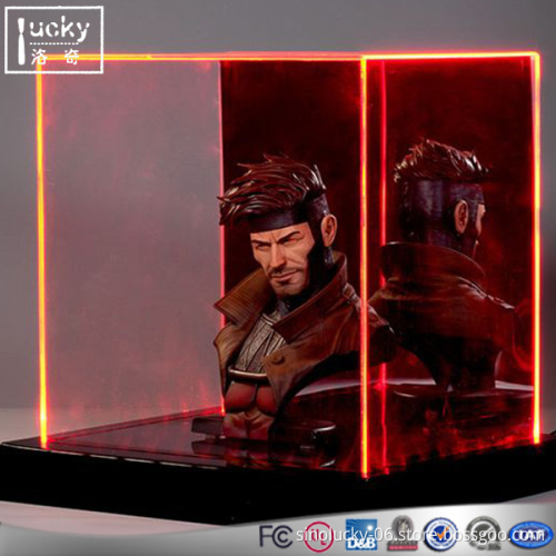 Clear Display Showcase For Replaceable LED Light,Toy Display